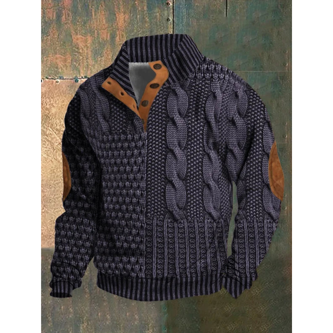 Pull En Laine Douillet Pour Hommes Hiver