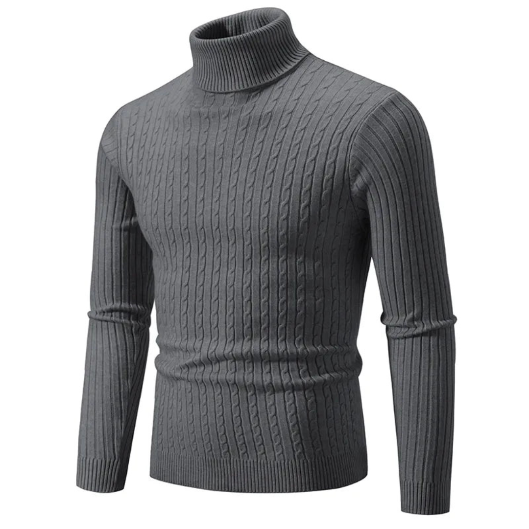 Pull Homme Hiver Chaleureux Col Roulé