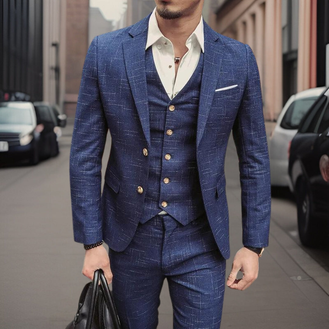 Costume Homme Mariage Élégant Trois Pièces - luxestyle