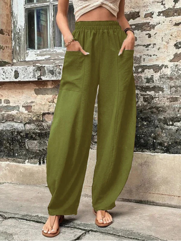 Pantalon Large Décontracté Pour Femmes