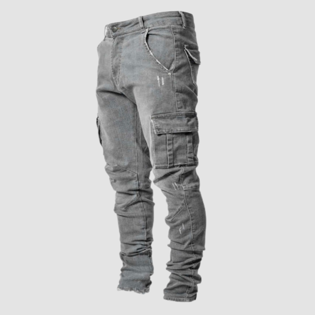 Jean Cargo Homme Élastique Comfort