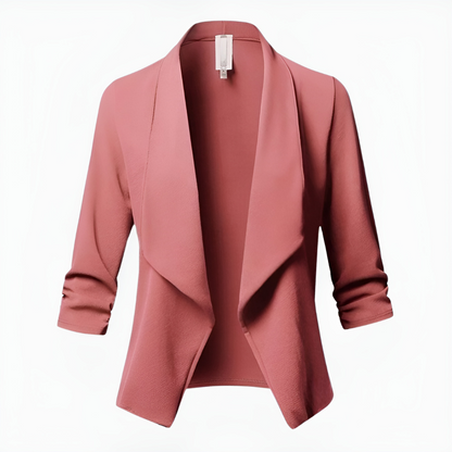 Blazer À Manches Longues Et Devant Ouvert Pour Femme | Habillé