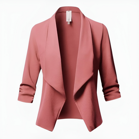 Blazer À Manches Longues Et Devant Ouvert Pour Femme | Habillé