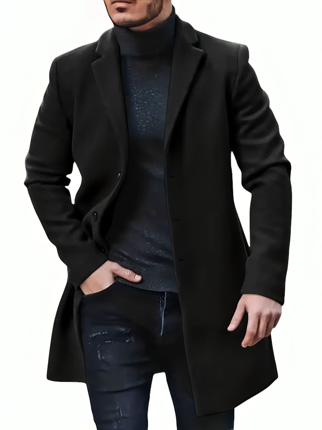 Manteau Chic pour Homme Élégant et Confortable - LuxeStyle