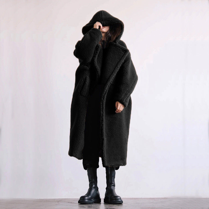 Manteau Hivernal Douillet avec Fermeture pour Femme