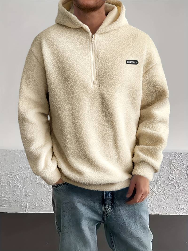 Sweat à Capuche Epais pour Homme Hiver