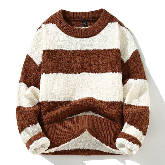 Pull Rayé Classique pour Homme et Femme - LuxeStyle