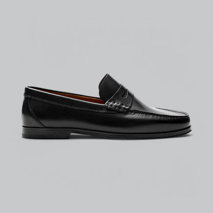 Mocassins Cuir Homme Élégant - Chaussures Découvertes Confort pour Tenues Urbaines - LuxeStyle