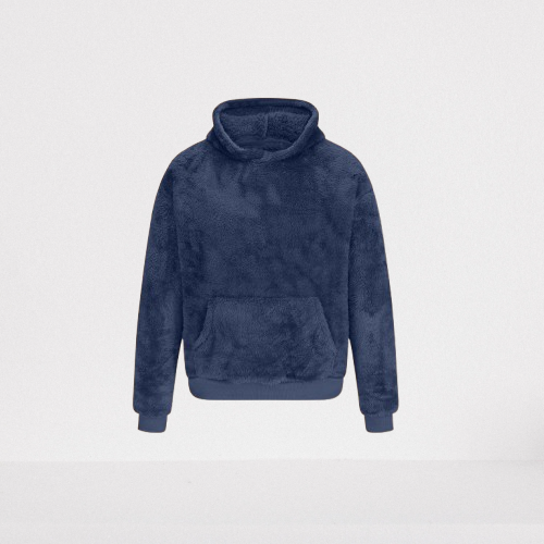 Sweat à capuche doux et chaud pour femme