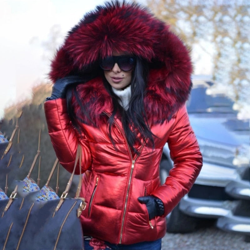 Veste Mode Hiver À Capuche