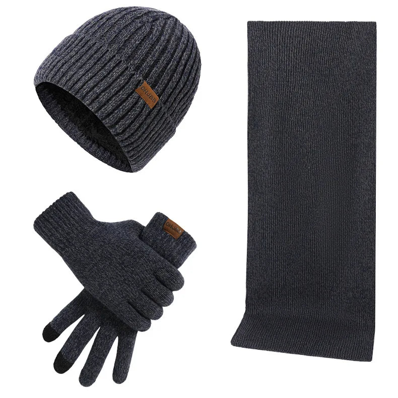 Écharpe, Bonnet et Gants Doublés Neige pour Femme