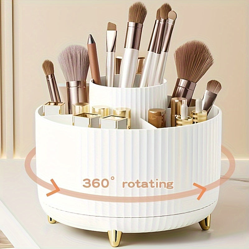 Boîte à Maquillage Compacte avec Pinceaux et Gloss