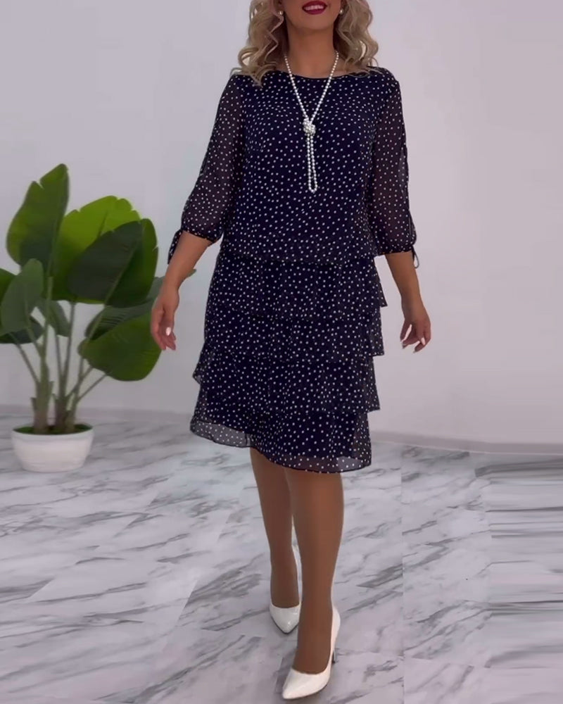 Robe Femme Élégante Florale – Robe Courte Chic avec Décolleté et Dentelle - LuxeStyle