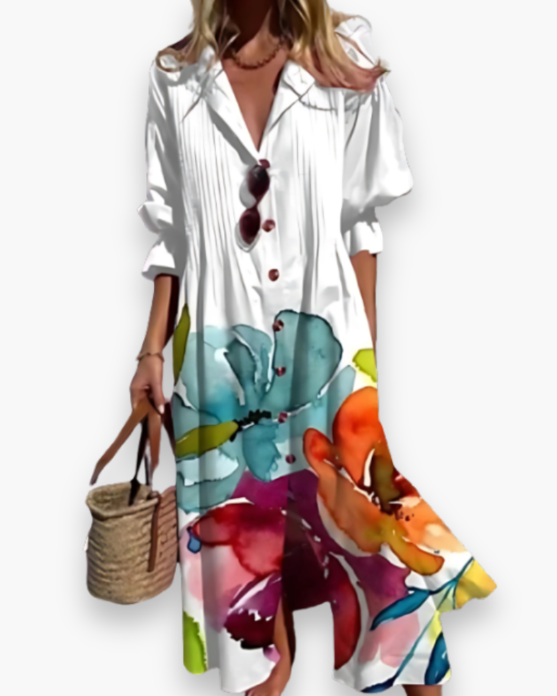 Robe de Cérémonie Élégante pour Femme – Robe Longue d'Été Chic