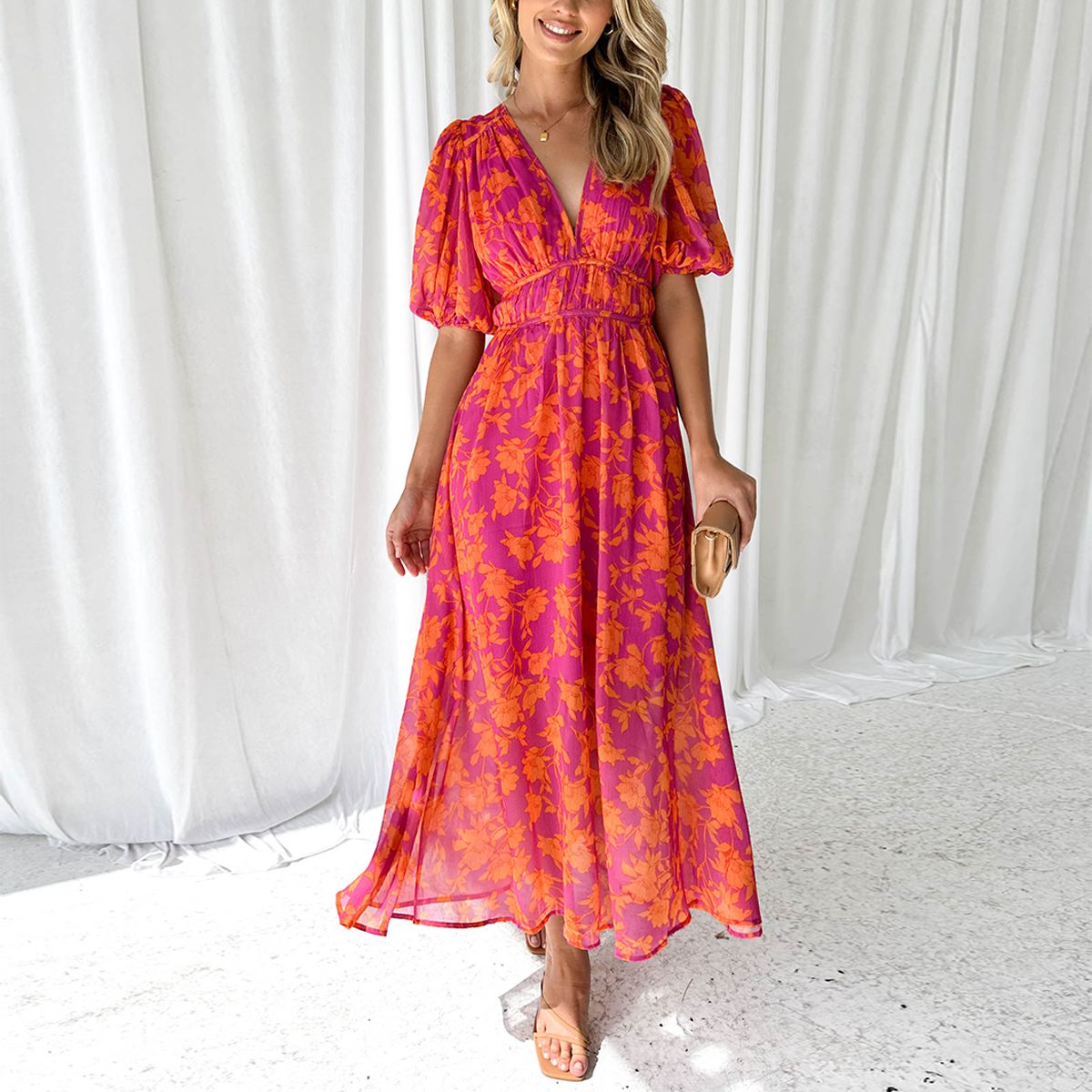 Robe Longue Féminine pour Femmes - LuxeStyle