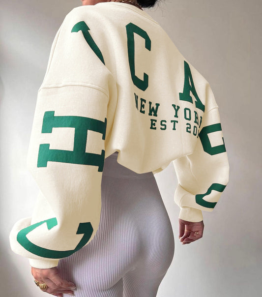Sweat à capuche grand format détendu - LuxeStyle