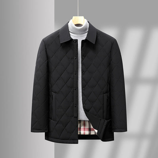 Veste D'hiver Pour Homme | Avec Col À Revers