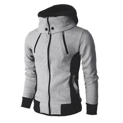 Veste à capuche polaire avec manches longues et poches multiples