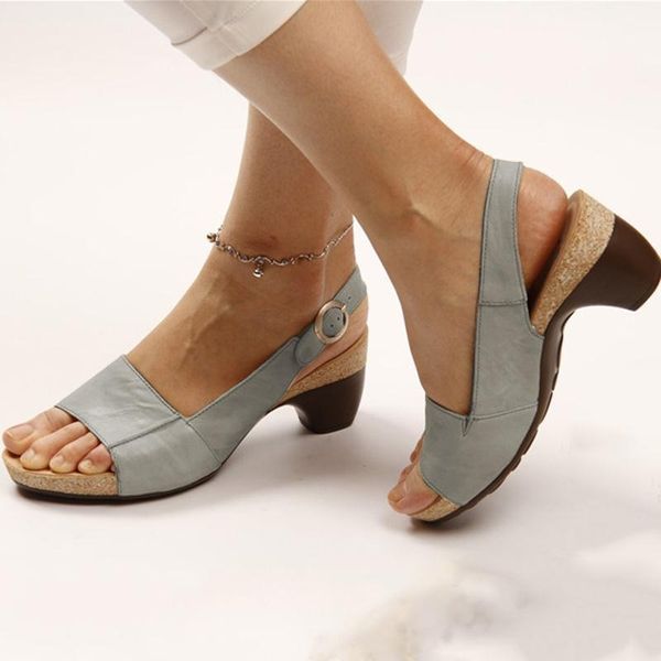 Sandales Slingback Élégantes pour Femme - Talon Haut Confortable pour Travail et Plage - LuxeStyle