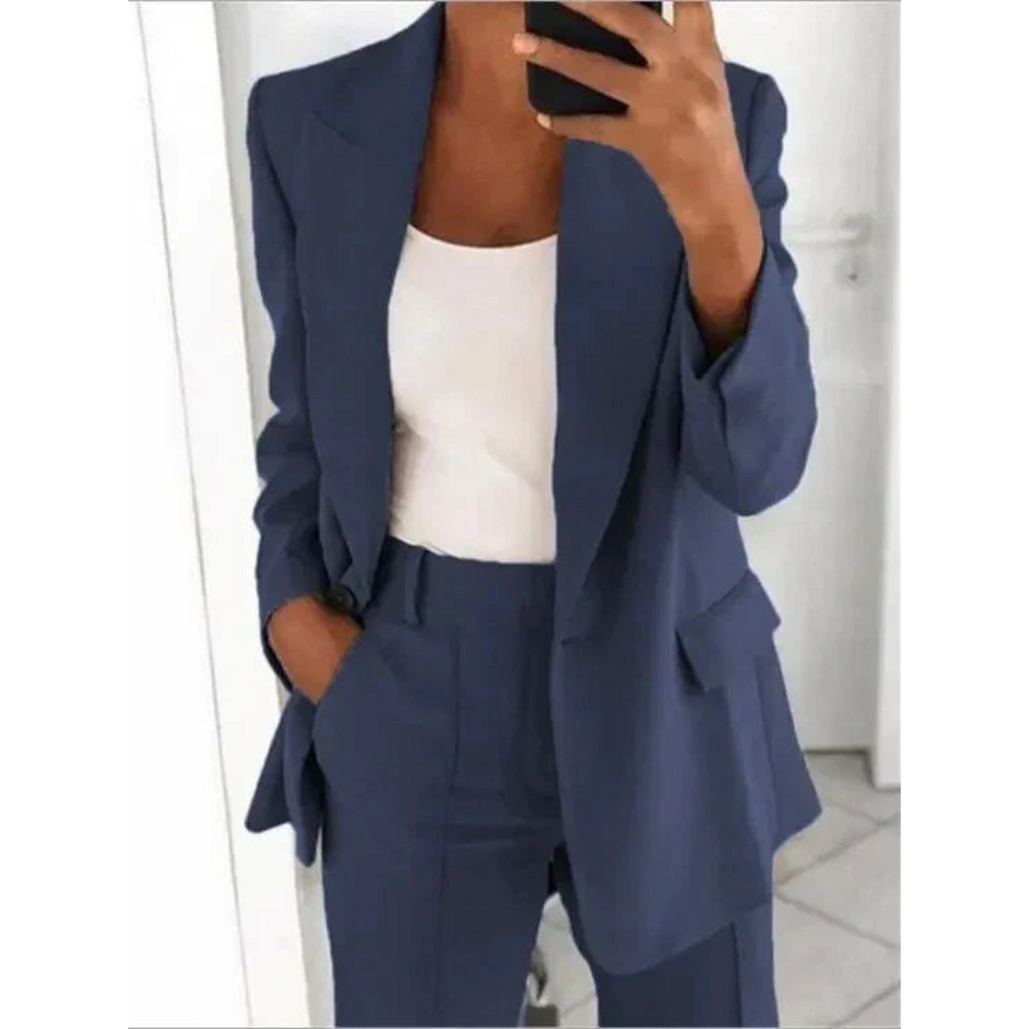 Costume Femme Élégant Tailleur Slim