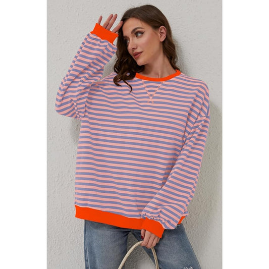 Sweat Femme Rayé Décontracté - luxestyle