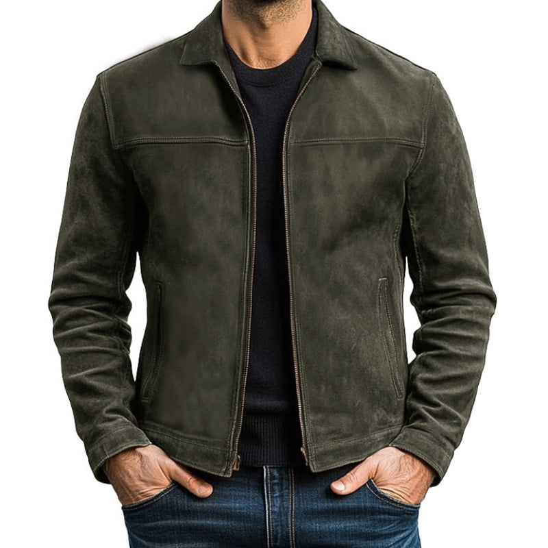Veste zippée féminine avec manches longues et poches côtés