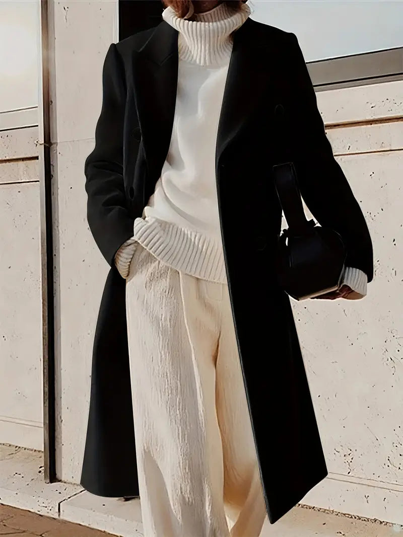 Manteau Femme Élégant - Trench Cachemire Chic et Raffiné
