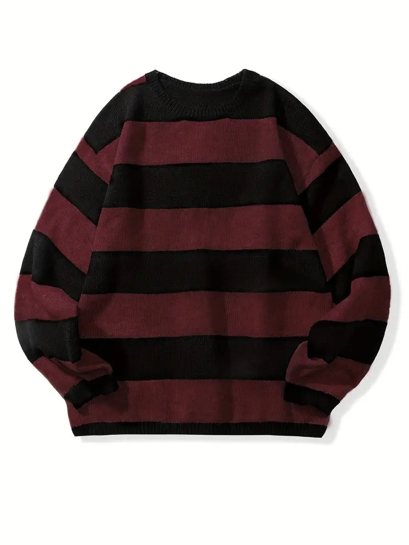 Pull à Rayures Classique pour Homme - LuxeStyle