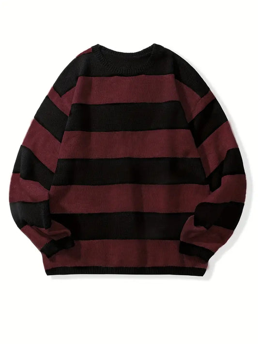 Pull à Rayures Classique pour Homme - LuxeStyle