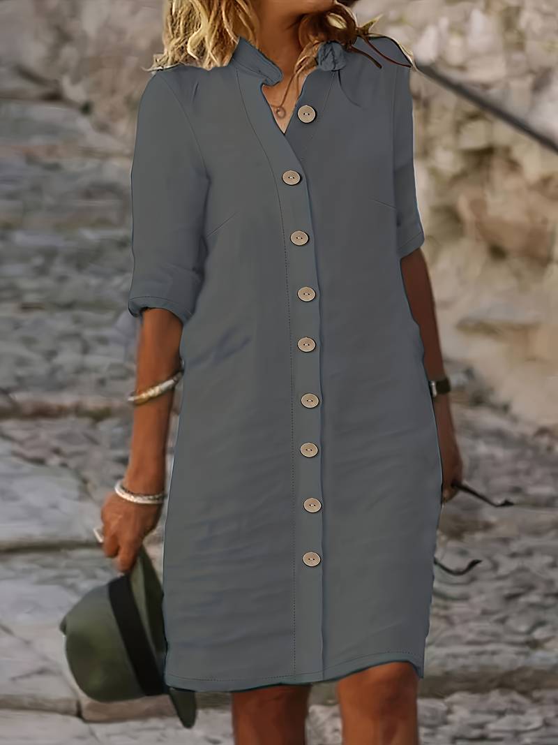 Robe Femme Chic Décontractée avec Coupe Droite et Confort Optimal