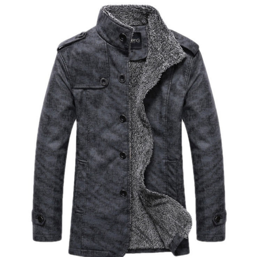 Blouson Polaire Douillet avec Fermeture Boutons - BlxckFR