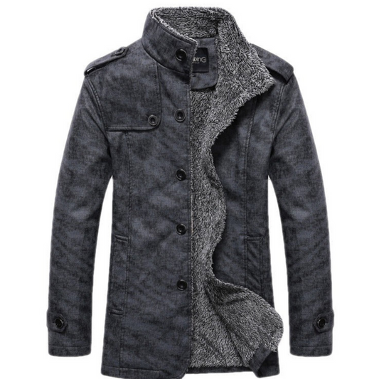 Blouson Polaire Douillet avec Fermeture Boutons - BlxckFR