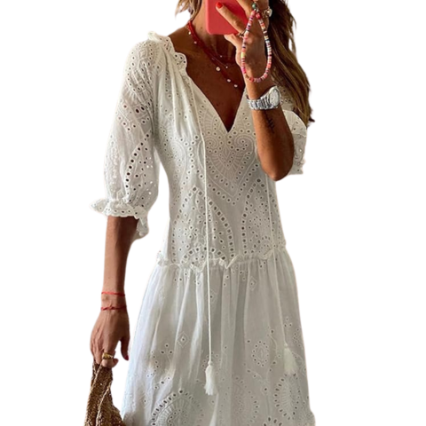 Robe féminine longue décontractée pour femme - LuxeStyle