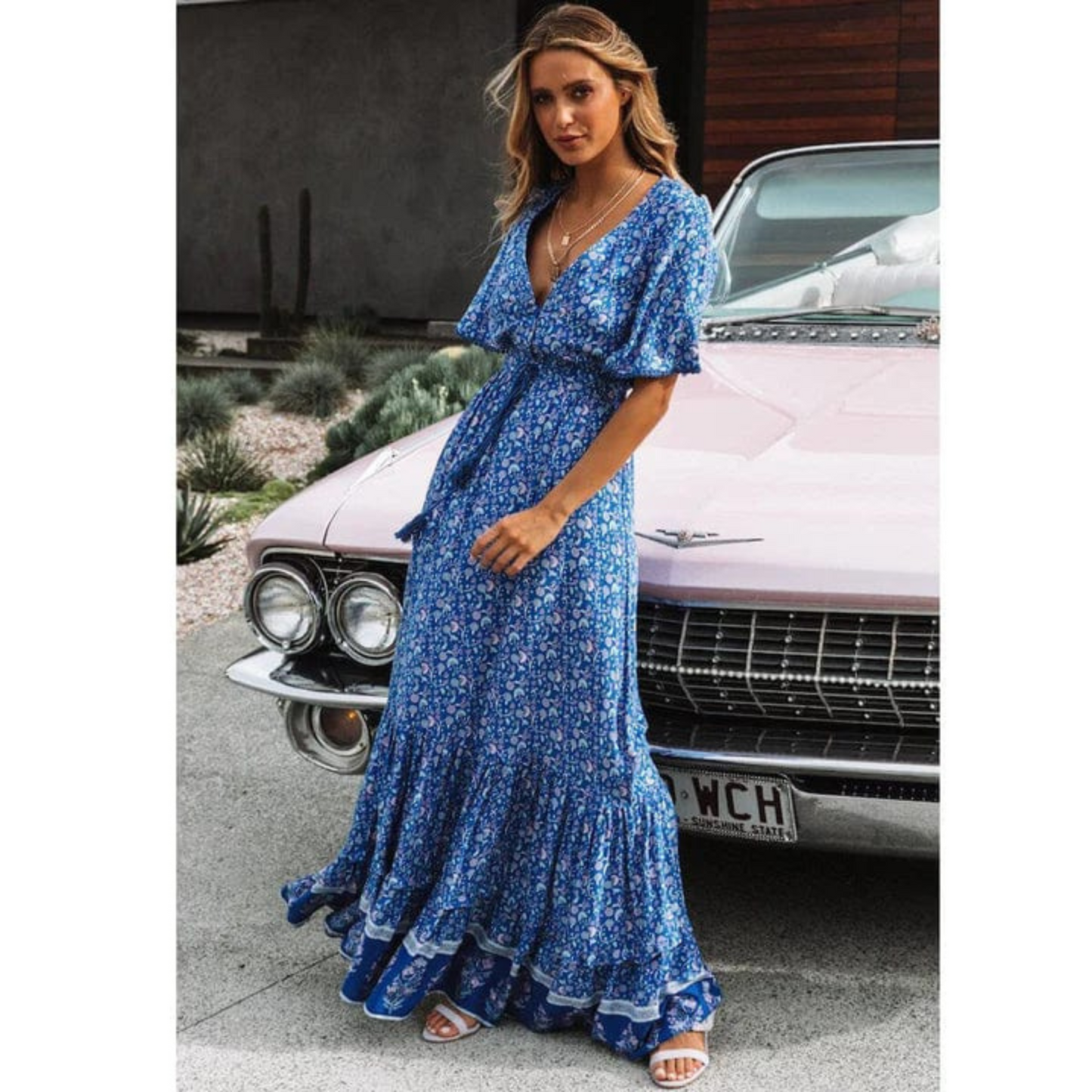 Robe Femme Élégante Taille Cintrée