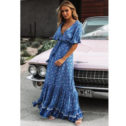 Robe Femme Élégante Taille Cintrée