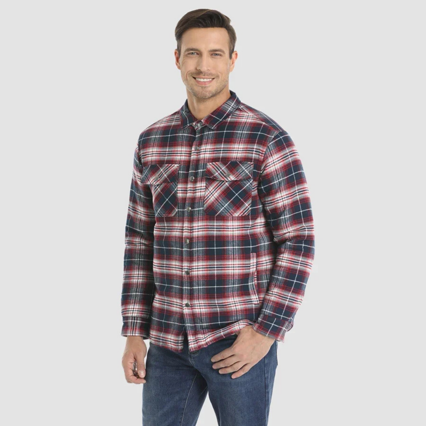 Cyprien | Surchemise Homme Hivernale | Chaud et Isolée - luxestyle