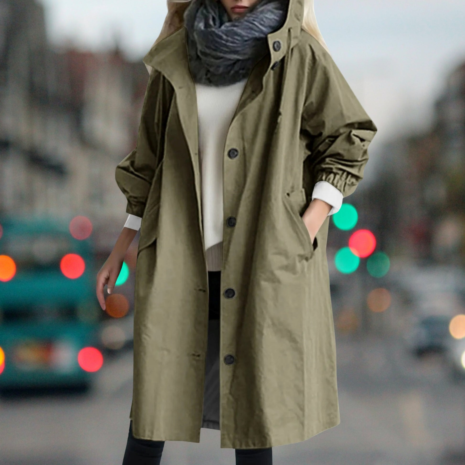 Manteau Femme Étanche avec Capuche - luxestyle