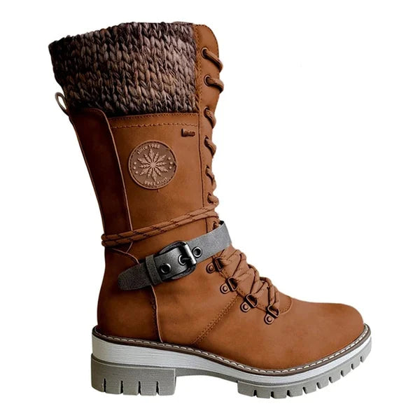 Bottes Femme Hiver Élégantes et Confortables avec Doublure Chaude
