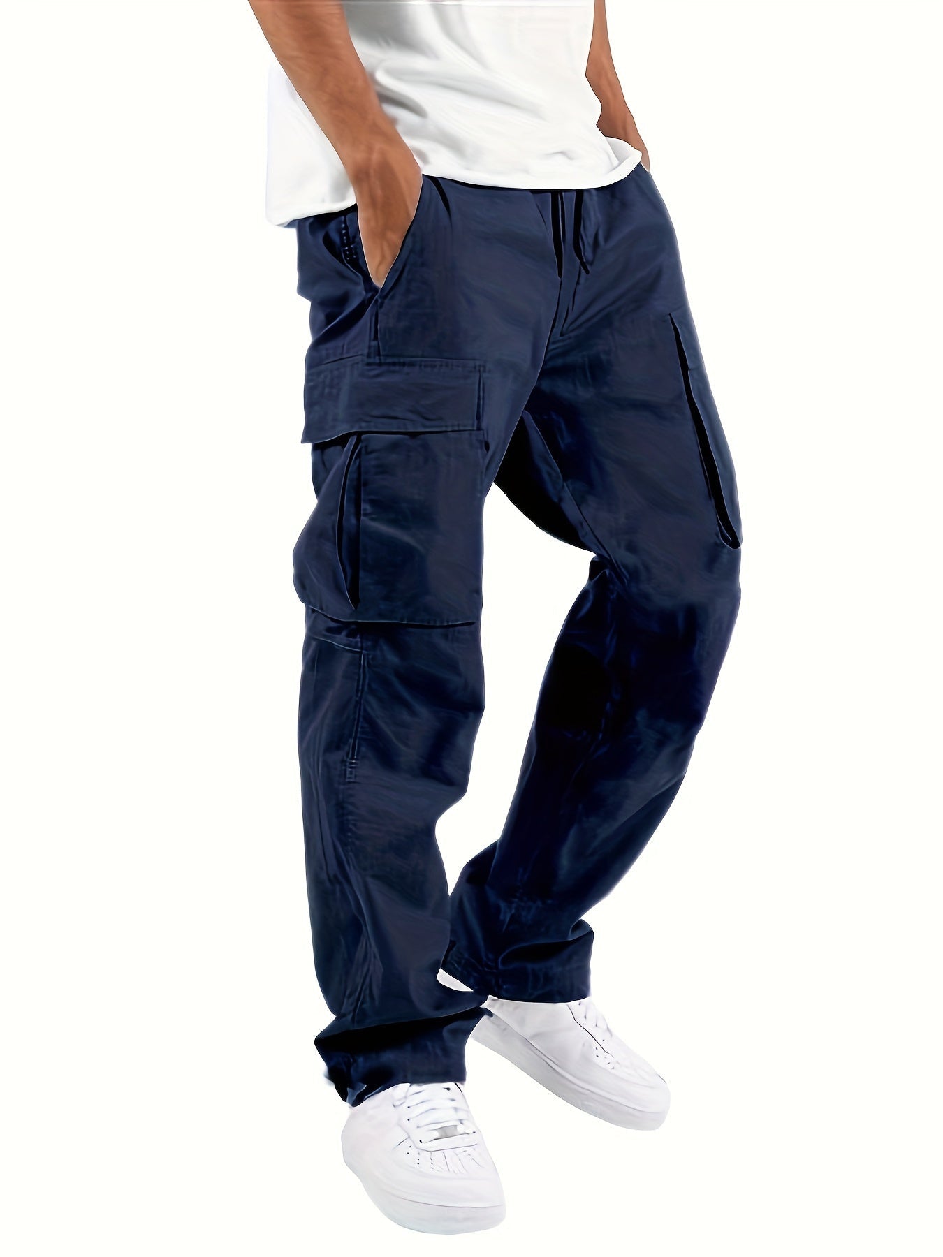 Pantalon Cargo Coton Homme - Confortable et Élégant avec Poches Pratiques