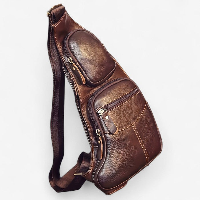 Sac à bandoulière femme pratique avec poches multiples