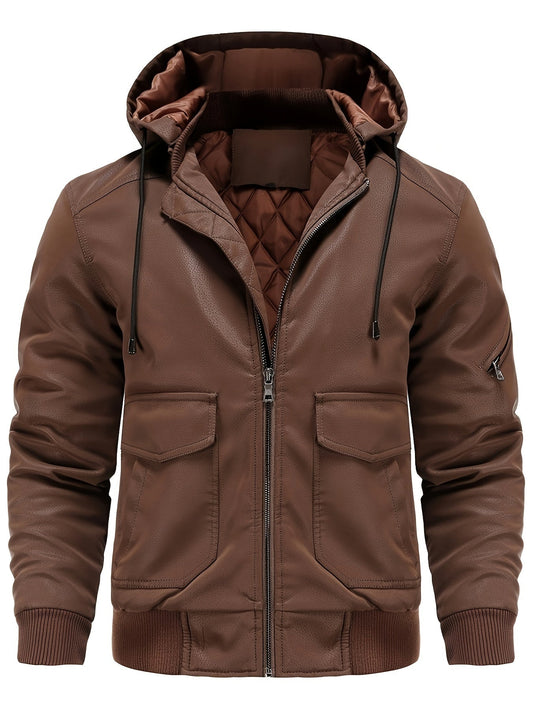 Veste Homme Hiver Doublure Chaude et Capuche - LuxeStyle