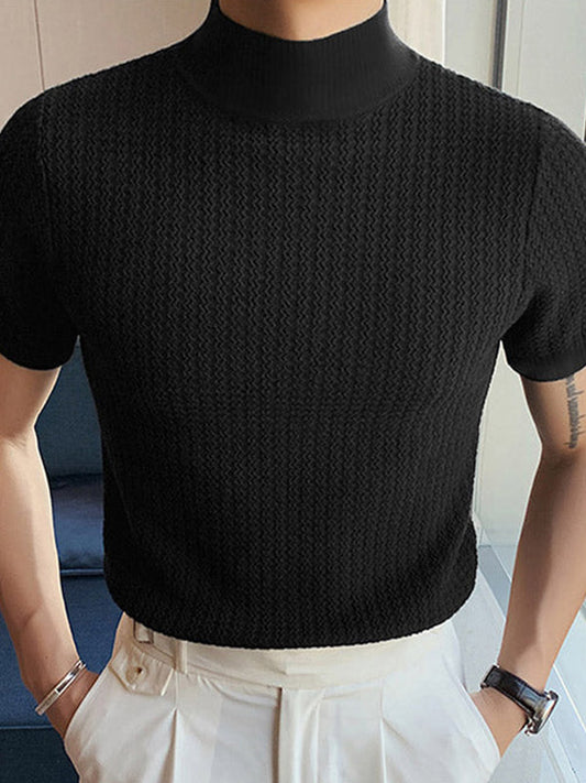 T-shirt décontracté à manches courtes Conrad casual - BlxckFR