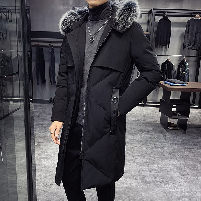 Manteau Homme Hiver Élégant avec Capuche - LuxeStyle