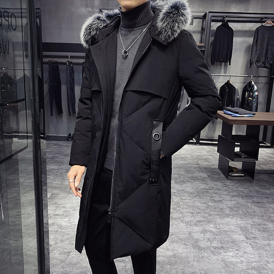 Manteau Homme Hiver Élégant avec Capuche - LuxeStyle