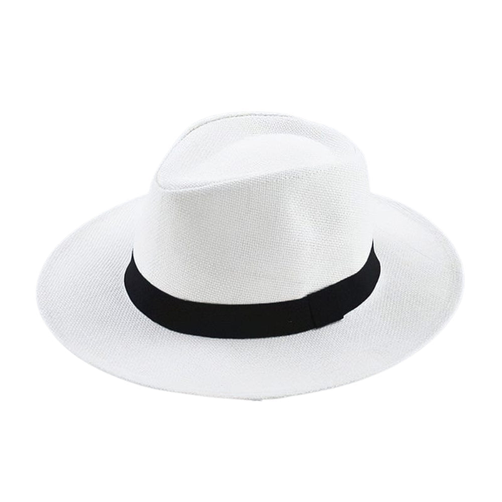 Chapeau Élégant à Bord Large avec Nœud Noir - LuxeStyle
