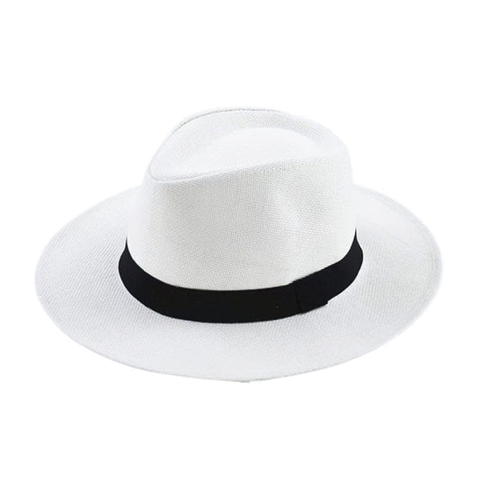 Chapeau Élégant à Bord Large avec Nœud Noir - LuxeStyle