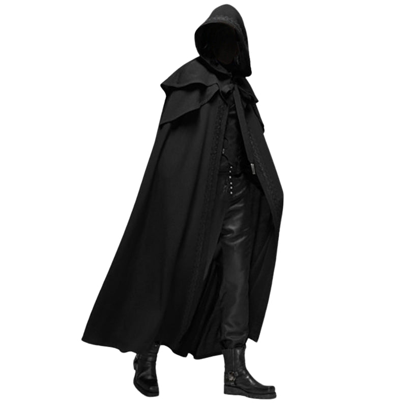 Cape Élégante à Capuche Gothique Féminine