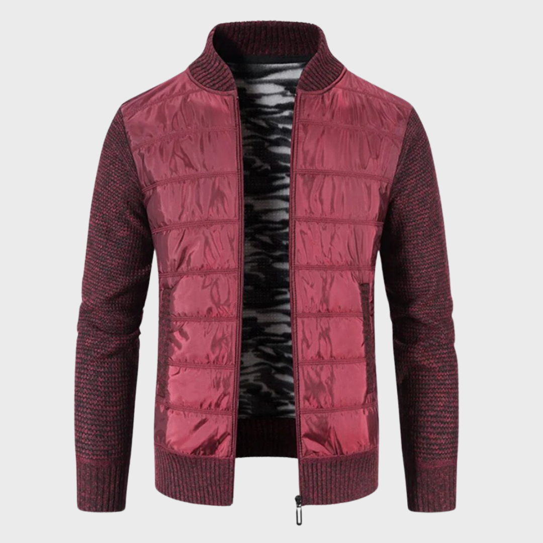 Veste Étanche avec Capuchon et Fermeture Éclair pour Homme