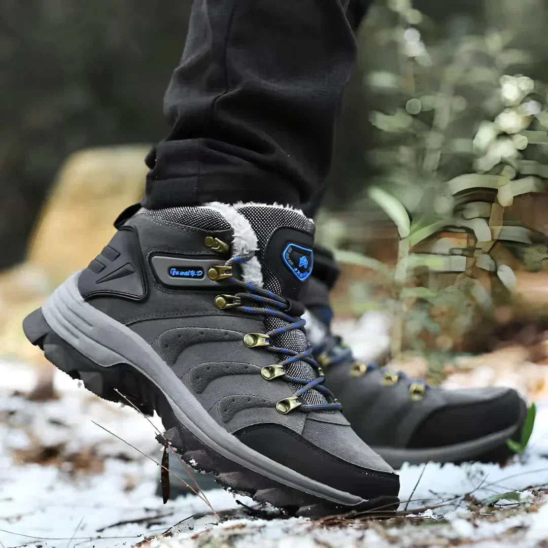 Bottes de marche étanches brun homme