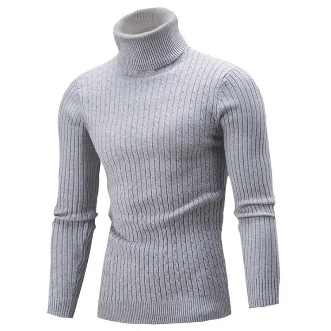 Pull Homme Hiver Chaleureux Col Roulé